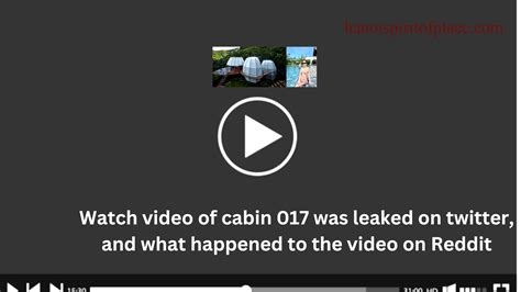 cabin 017 video twitter nude